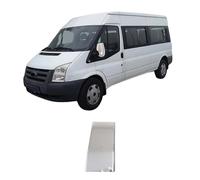 ZEC AUTO Fuel Tank Flap Cover Trim Compatible with Ford Transit MK6 MK7 2000-2013 Models, High-Grade Mirror Polished Stainless Steel Chrome Guard, Exterior Styling Accessory