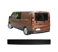 ZEC AUTO Rear Bumper Protector Guard Compatible with Renault Trafic 2014-Onwards, Heavy-Duty Matte Black ABS Plastic Scratch Shield, Exterior Boot Sill Trim Accessory