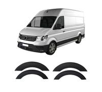 ZEC AUTO Wheel Arch Covers Fender Flares Compatible with VW Crafter and MAN TGE 2018-Onwards Models, Durable Black ABS Plastic Exterior Body Styling Panels, 4-Piece Protection Set