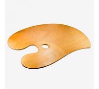 Zecchi : Hand Crafted Balanced Wooden Palette : Left Handed