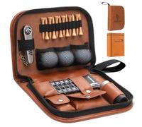 Zeceliko Golf Gifts for Men and Women - Complete Golf Accessories Kit | Golf Balls, Rangefinder, Golf Tees, Brush, Multifunctional Divot Knife, Scorer, Golf Ball Clamp,Includes Gift Box