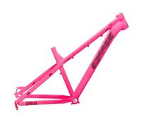 ZECHAO 26er 27.5inch Mountain Bike Frame Hardtail DH/XC/AM Frame 17'' Disc Brake Quick Release 135mm Aluminum Alloy Hard Frame(Pink)