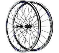 ZECHAO 700C Front Rear Wheels Set,Aluminum Alloy Road Bicycle Wheelset C/V Brake Quick Release 30MM Bicycle Rims 7 8 9 10 11 12 Speed Wheelset