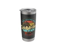 Zechariah Legend Has Retired Personalized Retirement Stainless Steel Insulated Tumbler