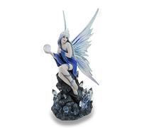 Zeckos Anne Stokes Blue and Purple Stargazer Fairy Statue