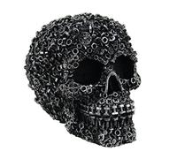 Zeckos Scrap Head Steampunk Junk Pile Nuts & Bolts Covered Skull Statue 6 inch