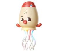 Zecnaud Electric Dancing Octopus Toy with LED Light, Music Motion Activation, Rechargeable for Toddlers, Nursery, Baby, Entertainment Gift (A)