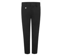 ZECO Boys' Standard Fit Elasticated Waist School Trousers (3-16 Years) Black