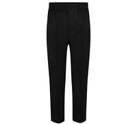 ZECO Full Elastic Pull-Up Boys School Trousers (2-16 Years) Black
