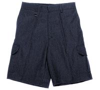 Zeco Half Elastic Sturdy Fit School Shorts, Navy Age 11-12. Waist 28-34in/71-86cm