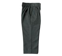 Zeco Quality School Uniform Wear Boys Sturdy Large Fit Trousers Age 5-13 (Age 11/12 Outside Leg 38, Navy)
