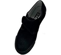 Zeco Supplied By Essential Wear School Girls Boys Black Plimsoles 7 UK Child