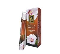 ZED BLACK Z005 White Musk Incense Sticks, 20 Sticks x 6 Packs