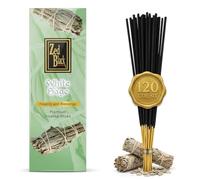 ZED BLACK Z024 White Sage Incense Sticks, 20 Sticks x 6 Packs
