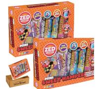 Zed Candy Mini Sweet Hamper Orange Box 177g - Assorted Bubblegum & Hard Candy Sweets Gift, Big Zappers, Golf Balls, Jawbreakers, Bundle by UrbanShoppi (2)