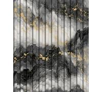 Zed Décor Zed Decor Black White Gold Liquid Marble Vinyl Wallpaper 0.53 X 9.5M - 621024