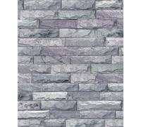 Zed Décor Zed Decor Brick Slate Grey Vinyl Wallpaper 9.2 X 0.53M Hm12-0101