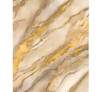 Zed Décor Zed Decor Heavyweight Vinyl Wallpaper Breccia Marble Design Cream/gold Textured Washable Wallpaper 62510