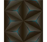 Zed Décor Zed Decor Into The Future 3D Geometric Blue Vinyl Wallpaper Hm11-1102