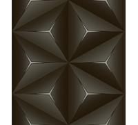 Zed Décor Zed Decor Into The Future 3D Geometric Grey Vinyl Wallpaper Hm11-1108