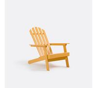 Zeda Adirondack Style Acacia Garden Armchair honey yellow