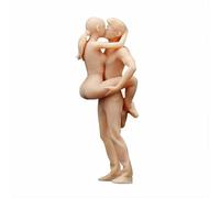 ZEDACA 1:64 Lovers Model Miniature Handicraft Figure White Model Need To Be Colored By Yourself(Height about 2.8cm)