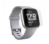 ZEDACA® 9H 2.5D Ultra Clear Anti Scratch Anti-Fingerprint and Oil Stain No Bubbles Watch Tempered Glass Protector Film for Fitbit Versa