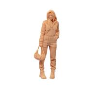 ZEDACAKAI 1/35 Figure Miniature Model To Be Colored By Yourself-No3 | It is very suitable as a gift for lovers of scene decoration, miniature shooting, DIY manual projects and model making.