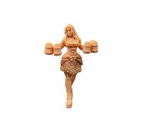 ZEDACAKAI 1/64 Figure selling alcohol drinking Girl Model Miniature Gorgeous costumes scene GK Need To Be Colored By Yourself-No6