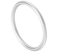 ZEDARO Women's 999 Sterling Silver Solid Closed Bangle Handmade Simple Fashion Free Lettering Gift Jewellery.