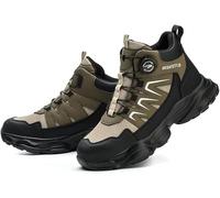 Zedazoom Work Shoes Lightweight Safety Shoes Comfortable Steel Toe Shoes, Fashionable Safety Boots