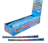 Zedd-Candy Screamers Mega Sour Cherry, Blue Razz Gum Pack 30 x 30g - Flavoured Chewing Gum (Blue raspberry)