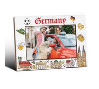 ZEDEV Germany Travel Picture Frames, Germany Souvenirs, Tabletop Photo Frame for Honeymoon Vacation, Wedding, Family Vacations, Engagement, Home Office Living Room Table Decorative Supplies-32