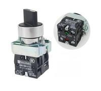 ZEDEVB 10PCS 22mm XB2-BD21 BD41 BD25 BD35 BD45 BD53 1NO/2NO/1NO1NC 2/3 Position Self locking/self resetting selector Knob switch(XB2-BD45)