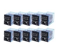ZEDEVB 10PCS MY4NJ HH54P MY4N-J 14 Pin AC/DC 12V 24V 36V 48V 110V 220V 380V Mini Relay Intermediate Electromagnetic Relay(DC,48V)