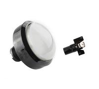 ZEDEVB 1pcs 60mm Game accessories button 60mm convex big circle with light button Pattle game machine big circle button switch reset(White)