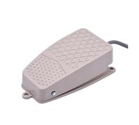ZEDEVB 1pcs FS-2 On Off Momentary Electric Power Foot Pedal Switch 220V 10A Waterproof Metal SPDT 1NO1NC Footswitch Industrial Machine