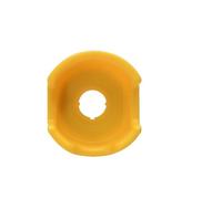 ZEDEVB 1set Emergency stop button protective cover,switch preventing misoperation, yellow 22mm emergency mushroom head protective seat(16MM)