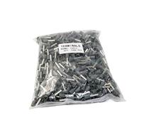 ZEDEVB 4mm2 E4012 Tube insulating Insulated terminals Cable Wire Connector Insulating Crimp Terminal 1000PCS/Pack(Red)