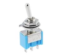 ZEDEVB 5PCS/10pc/LOT Blue Mini MTS-102 MTS-103 3-Pin SPDT ON-ON ON-OFF-ON 6A 125VAC Miniature Toggle Switches(MTS-103 3P ON-OFF-ON,5PCS)