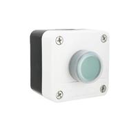 ZEDEVB 660V 10A One Green Button Momentary Reset ABS Waterproof Plastic Box Push Button Switch For Gate Opener