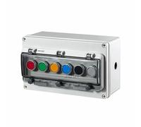 ZEDEVB Knob button box plastic switch control box box start stop waterproof outdoor industrial self reset protective cover(66)