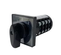 ZEDEVB Rotary Switch HZ5B-20/4 Electric Three Positions 16 Terminals Cam Universal Changeover Switch 20A 4 Poles(102)