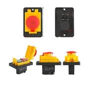 ZEDEVB YH02A Electromagnetic Starter Push Button Switches Machine Tool Equipment IP55 Waterproof Safety Witch 28A Replace KLD28A KJD17A(TYPE-E 4PIN PLUG,220V)