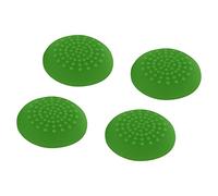 ZedLabz convex soft silicone thumb grips for Sony PS4 analogue thumb stick non slip grip caps for Playstation 4 controller - 4 pack green