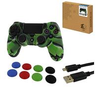 ZedLabz protect & play bundle Kit for PS4 including silicone controller cover...