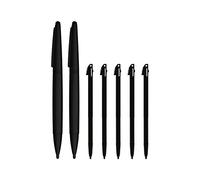 ZedLabz replacement slot in & XL stylus pen pack for Nintendo 3DS XL (2012 model) - 7 pack black