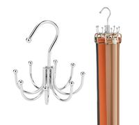 ZEDODIER Belt Hanger, 2 Pack Belt Rack Closet Accessories Organizer, Maximum 24 Storage Capacity, Hanging Holder Storage Hook for Belt, Bra, Tank Top, Tie, Scarf, Purse