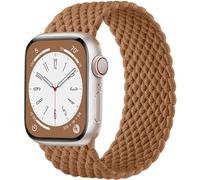 Zedoli Braided Solo Loop Compatible with Apple Watch Series 9 Band 40mm 38mm 41mm Women, Adjustable Stretchy Nylon Solace Bands Elastic Sport Wristband Straps for iWatch Series 8 7 6 5 4 3 2 1 SE,