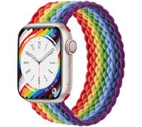Zedoli Braided Solo Loop Watch Band, Compatible with Apple Watch, 38mm, 40mm, 41mm, 42mm, 44mm, 45mm, 46mm, 49mm, for Women and Men, Stretchable Nylon Sports Watch Band for iWatch Series 11, 10, 9, 38
